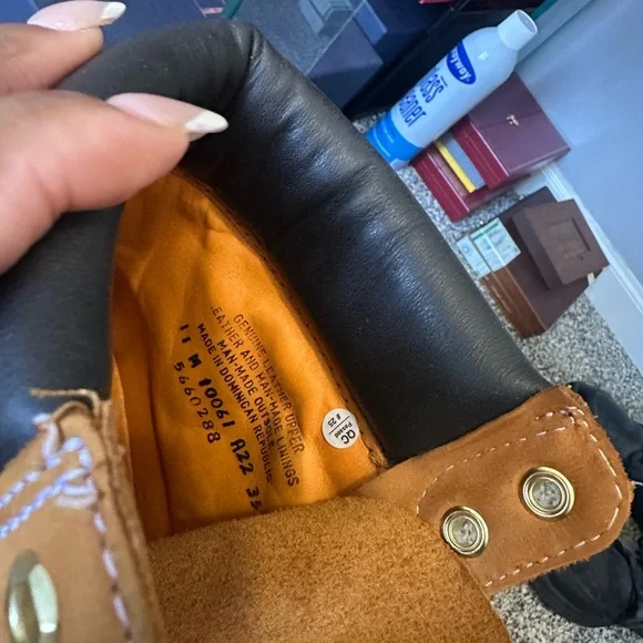 COPY - Timberland Men's Tan Boots - Picture 4 of 5